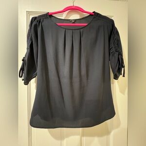 Ann Taylor Navy blue Women's Blouse top size MP